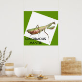REUSACHIGE BIDSPRINKHAAN POSTER (Keuken)