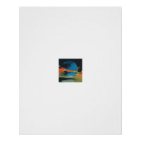 Reusachtig Blauw Oog Surreal Dal