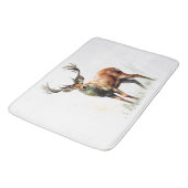 reusachtig hert in een rack badmat (Gekanteld)