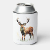 reusachtig hert in een rack blikjeskoeler (Blikje Achterkant)