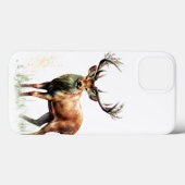 reusachtig hert in een rack Case-Mate iPhone case (Achterkant (horizontaal))