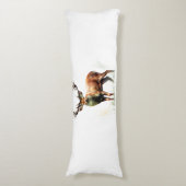 reusachtig hert in een rack lichaamskussen (Voorkant Verticaal)