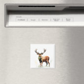 reusachtig hert in een rack magneet (Insitu (Vaatwasser))