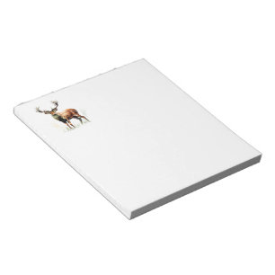 reusachtig hert in een rack notitieblok