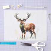 reusachtig hert in een rack tissuepapier (Craft)