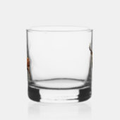 reusachtig hert in een rack whisky glas (Links)