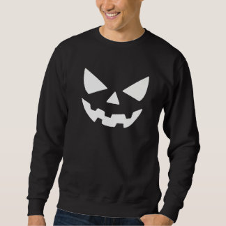 Reusachtig Jack O Lantern Gezicht Enge Halloween Trui