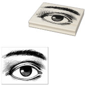 Reusachtig menselijk oog rubberstempel (Gestempeld)