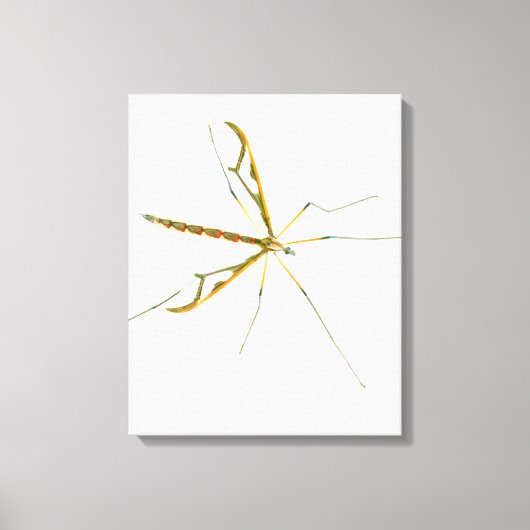 reusachtig met insecten bekleed canvas afdruk (Voorkant)