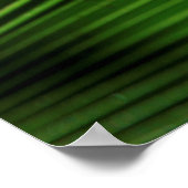 Reusachtig palmbladpatroon poster (Hoek)