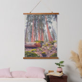 Reusachtig Sequoia-boslandschap Hangend Wandkleed (Slaapkamer)