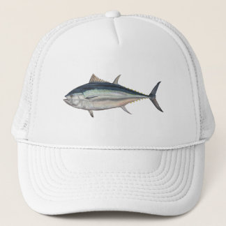 Reusachtige Atlantische Blauwvintonijn Realistisch Trucker Pet