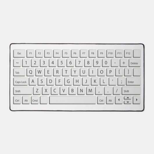 Reusachtige computer toetsenbord QWERTY letters ni Bureaumat (Voorkant)