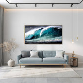 Reusachtige Golf Canvas Afdruk