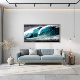 Reusachtige Golf Canvas Afdruk