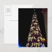 Reusachtige Kerstboom Feestdagenkaart (Voorkant / Achterkant)