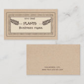  reusachtige kraft-planten visitekaartje (Voorkant / Achterkant)