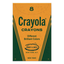 REUSACHTIGE RETRO CRAYON DOOS