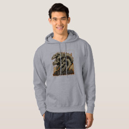 Reusachtige Skeletale Kaiju Monster City Hoodie