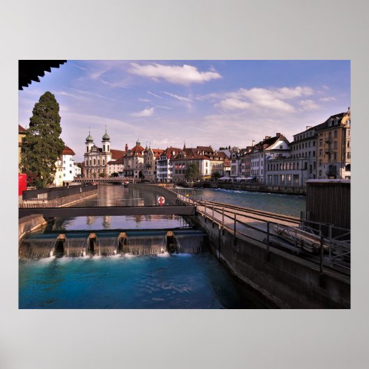 Reuss Weir Poster (Voorkant)