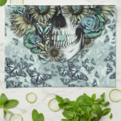 Reutervlinderschedel Theedoek (Gevouwen)