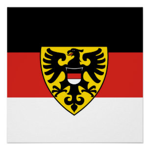 Reutlingen stadsvlag Duitsland symbool embleem wap Perfect Poster