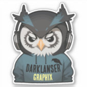 Reuze de Owl Sticker (Voorkant)