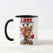 Reuze Grappige Giraffe Koffiemok Mok (Links)
