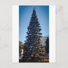 Reuze Kerstboom Vakantiefamilietraditie Briefkaart