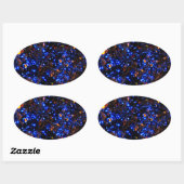 Reuze Kerstmis Ovale Sticker (Vel)