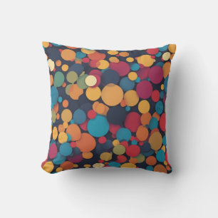 Reuze kleurrijke stippen kussen