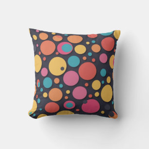 Reuze kleurrijke stippen kussen