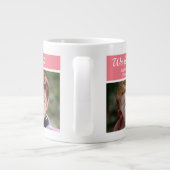 Reuze koffiemok met fotocollege 'Beste moeder ter Grote Koffiekop (Achterkant)