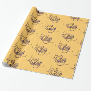 Reuze Octopus Cadeaupapier