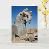 Reuze Perzische griffioen, c.516-465 BC Kaart (Gele Bloem)