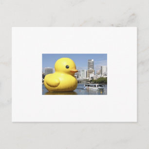 reuze rubber ducky briefkaart