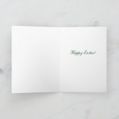 Reuze topiary Konijntje Feestdagen Kaart (Binnen)