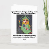 Reuze Zonnebloem - wenskaart Kaart (Achterkant)