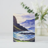  reuzen Causeway Antrim Coast Waterverf Briefkaart (Staand voorkant)
