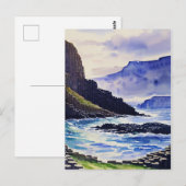  reuzen Causeway Antrim Coast Waterverf Briefkaart (Voorkant / Achterkant)