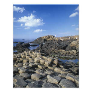 Reuzen Causeway, County Antrim, Noord- Foto Afdruk