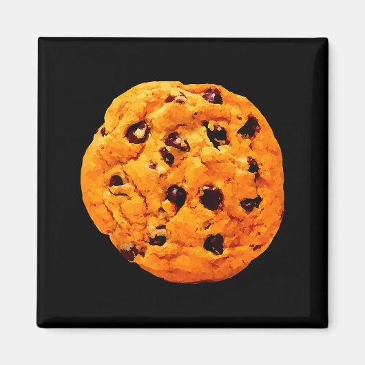 Reuzen Chocolade Chip Koek Magneet (Voorkant)