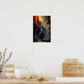 Reuzen Dwerg Rogue Fantasy Poster | RPG Kunst 2 (Keuken)
