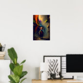 Reuzen Dwerg Rogue Fantasy Poster | RPG Kunst 2 (Thuiskantoor)