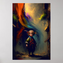 Reuzen Dwerg Rogue Fantasy Poster | RPG Kunst 2