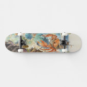 Reuzen Krab Eiland Dorp Persoonlijk Skateboard (Horizontaal)