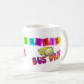 Reuzen met buschauffeur in ruste koffiemok (Voorkant rechts)