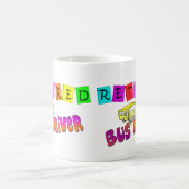 Reuzen met buschauffeur in ruste koffiemok (Center)