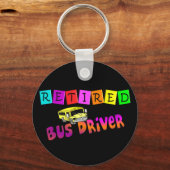 Reuzen met buschauffeur in ruste sleutelhanger (Voorkant)