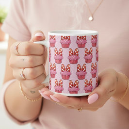 Reuzen mokka beker voor cupcakes grote koffiekop